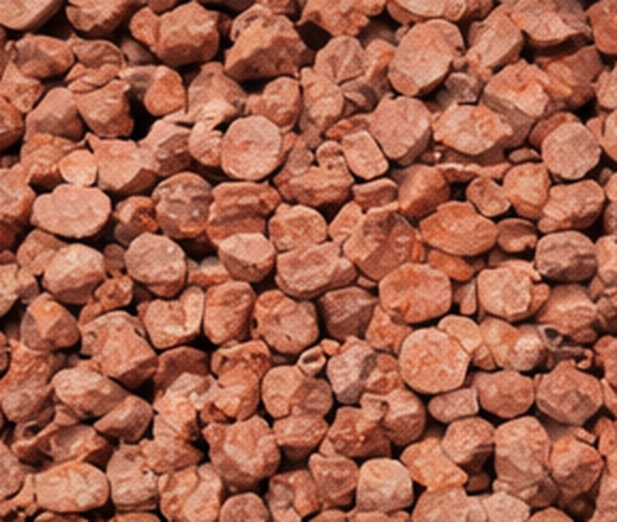 Gravier rouge brique — couleur chaleureuse pour allées et jardins