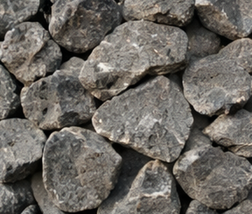 Gravier gris basalte — aspect minéral sombre pour jardins contemporains
